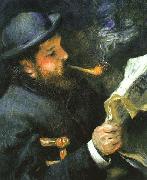 Portrat Claude Monet Auguste renoir